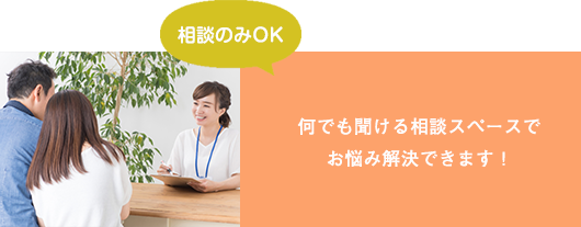 何でも聞ける相談スペース