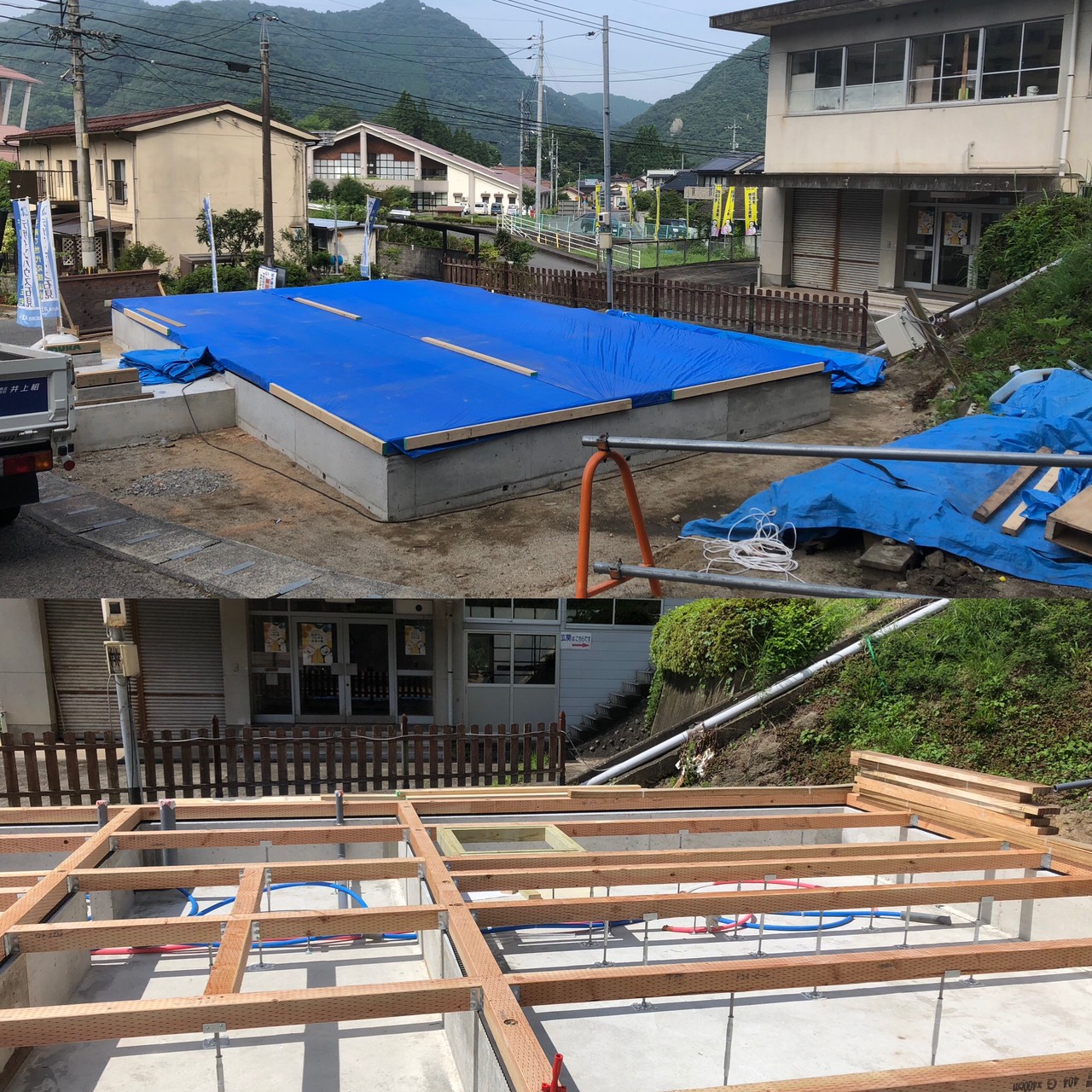 明日、上棟を迎え❕　in川本